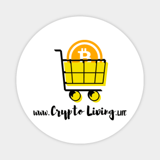 Crypto Living Bitcoin With Website Design 1 Magnet